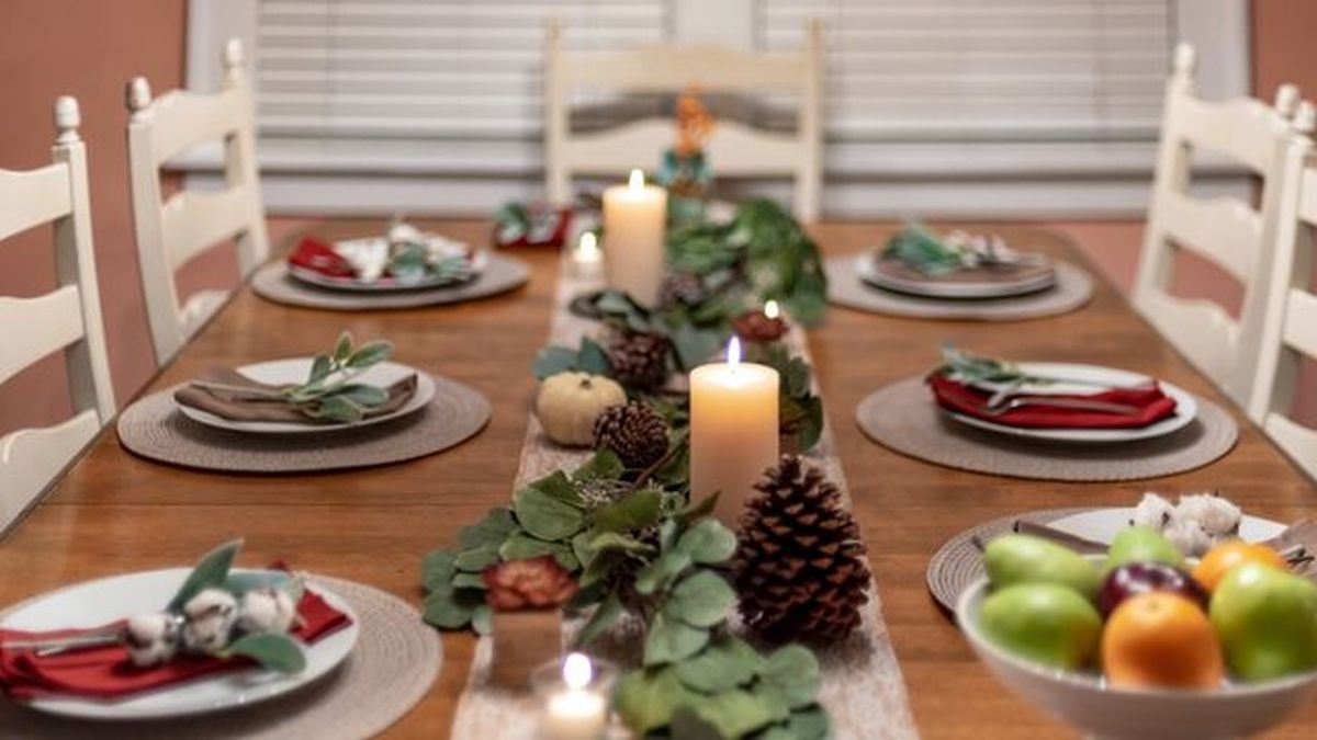 centros de mesa naturales mesa rectangular