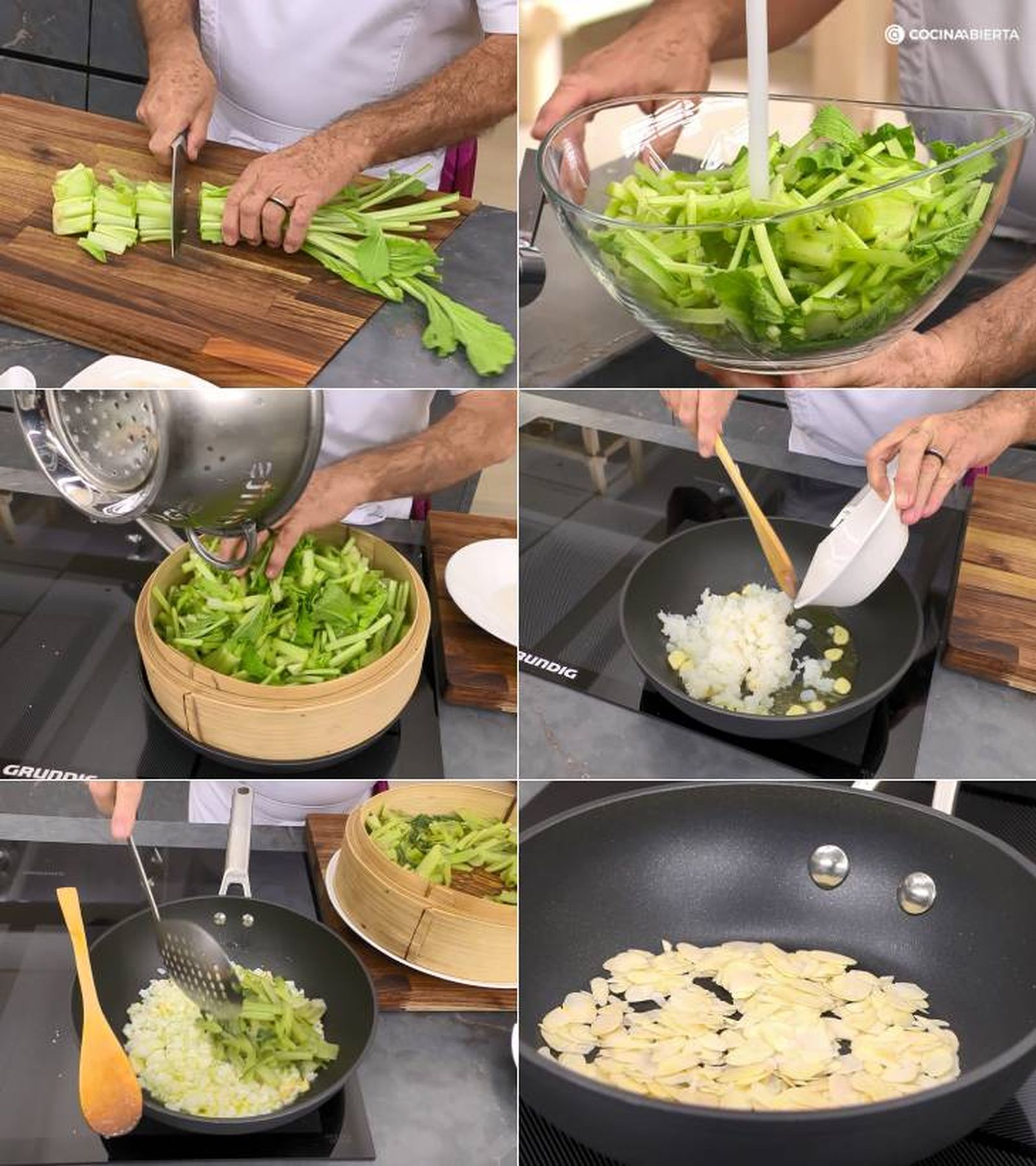 borraja bacalao pasos