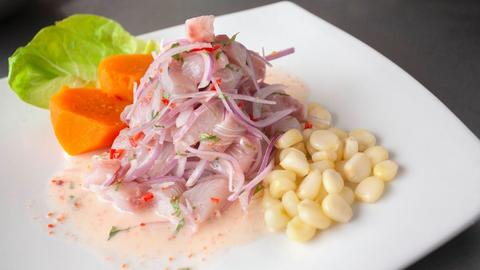 receta cevice peruano de pescado