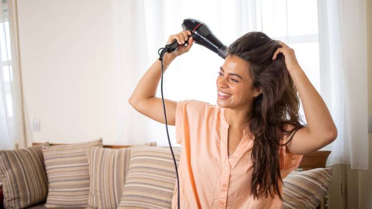 secar pelo secador