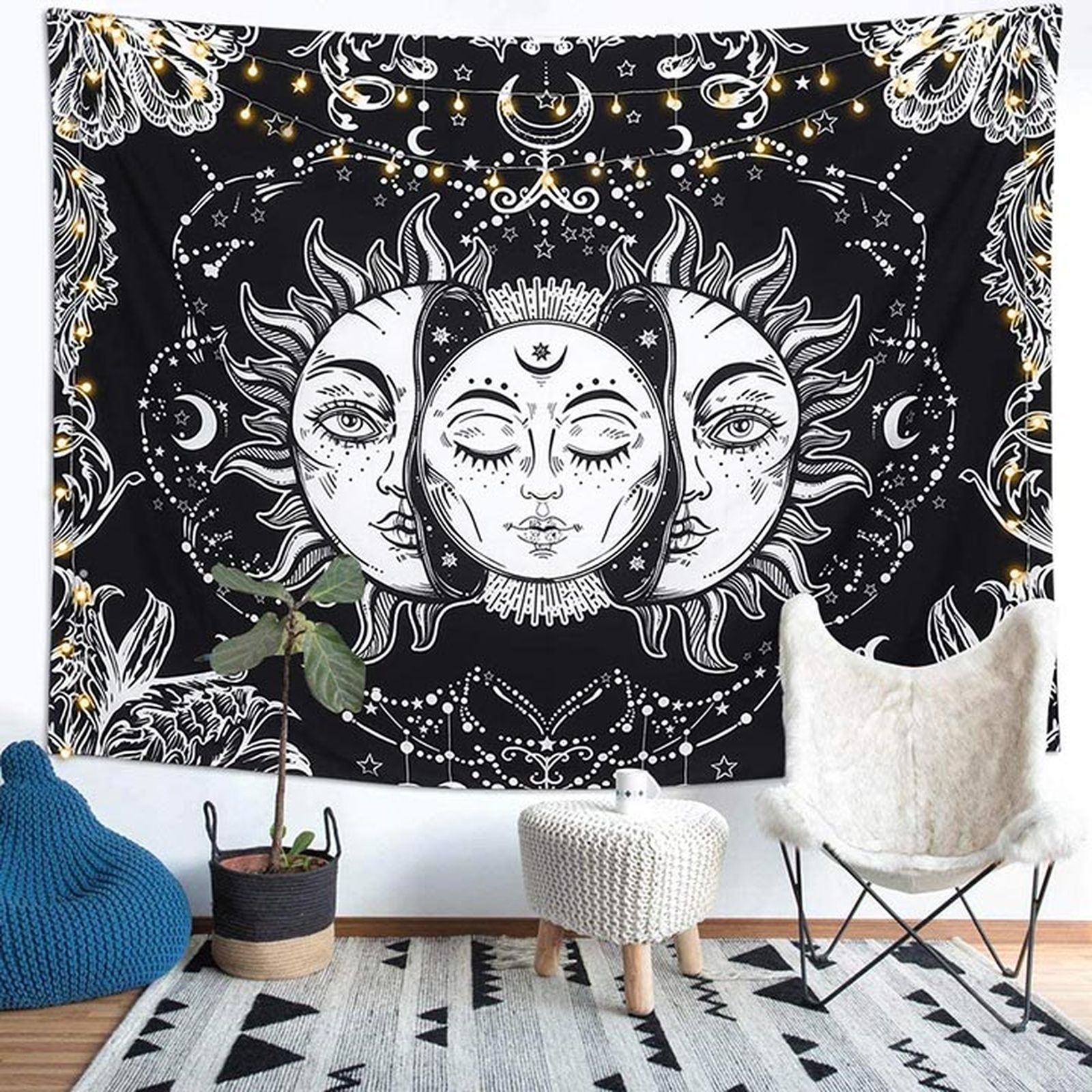 tapices mandalas decoracion hippie pared vacia