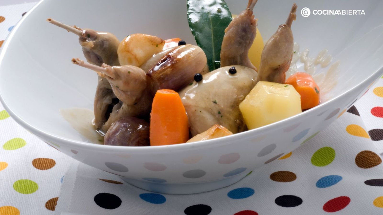 Codornices guisadas en olla rápida, la receta de Karlos Arguiñano