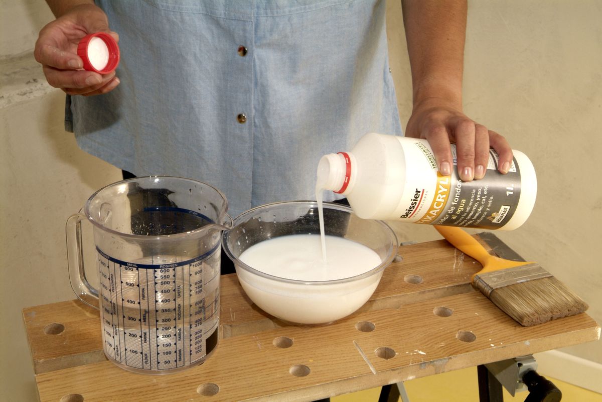 Nivelar mocheta en pared paso 2