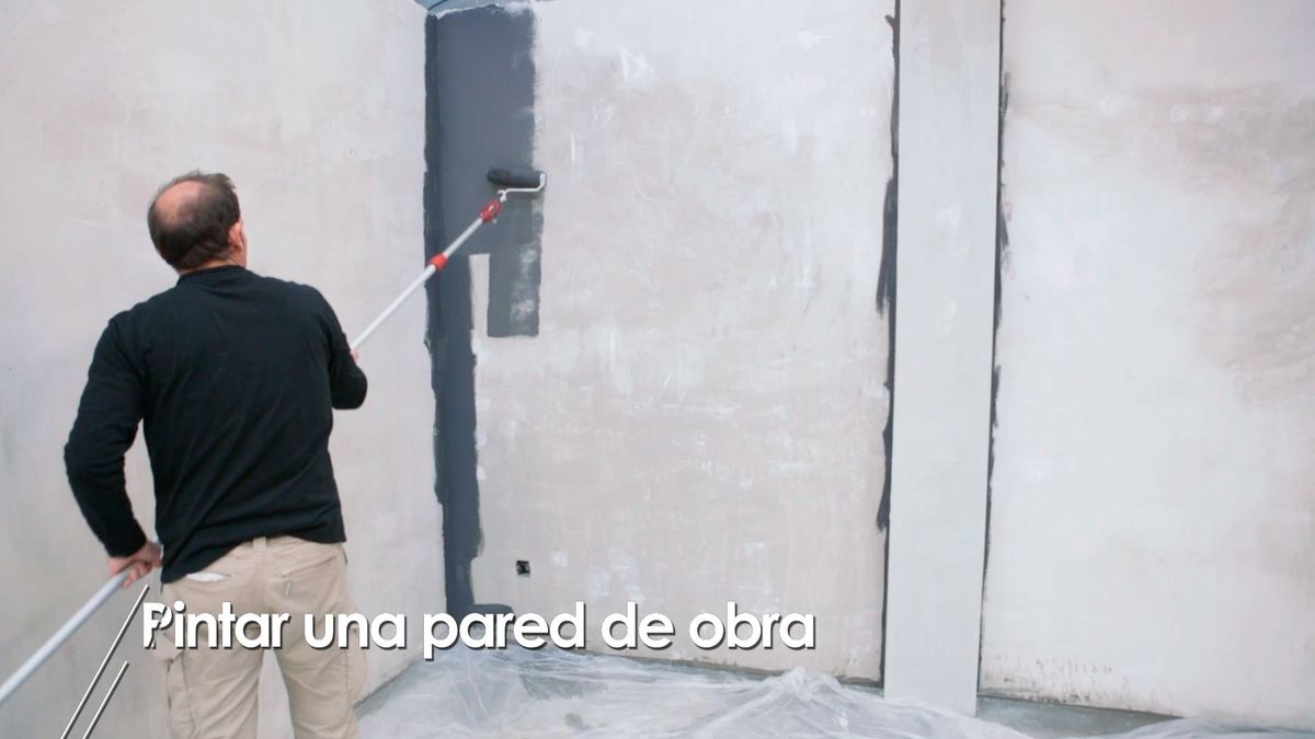 Cómo pintar una pared de obra paso 6