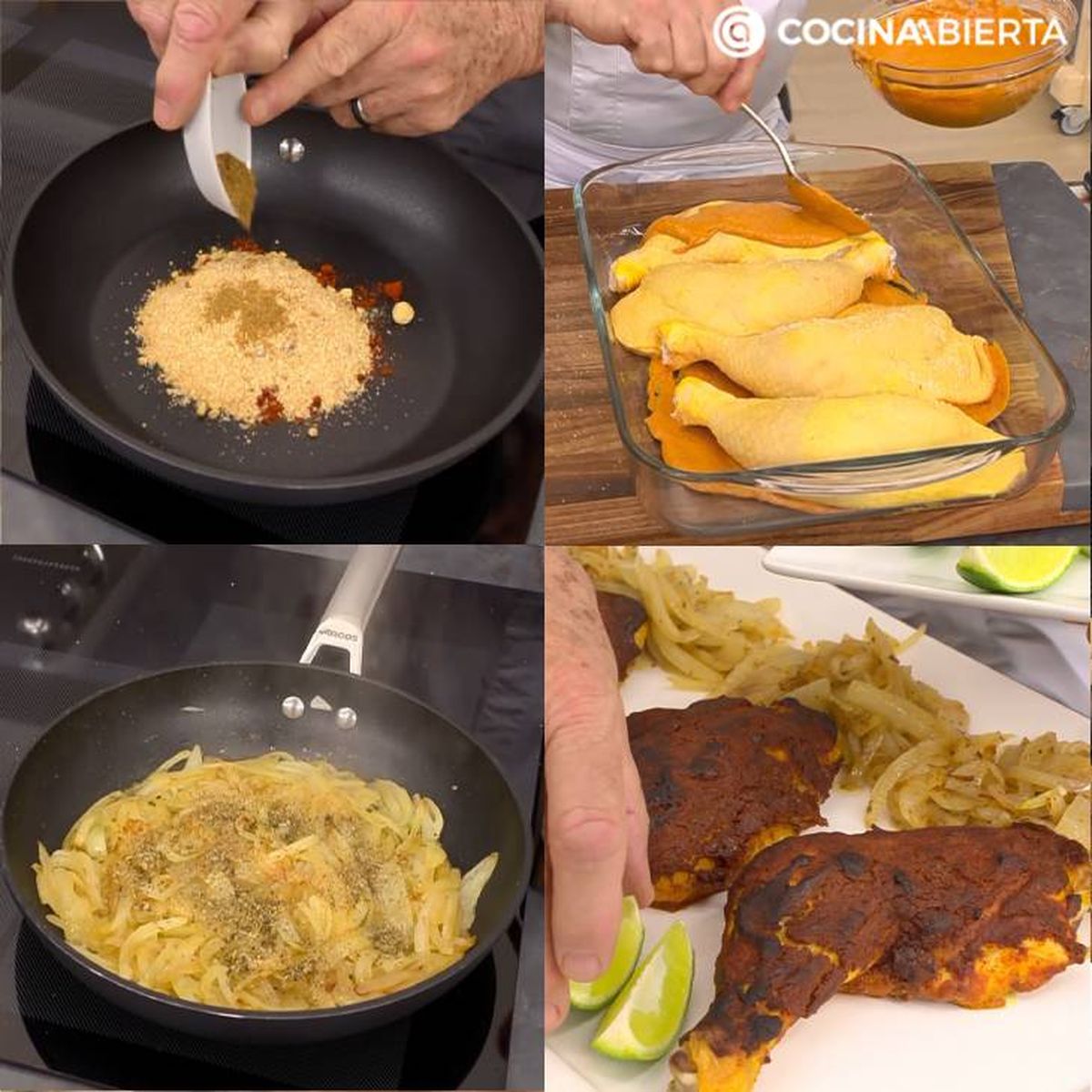 pollo tandoori receta india pasos