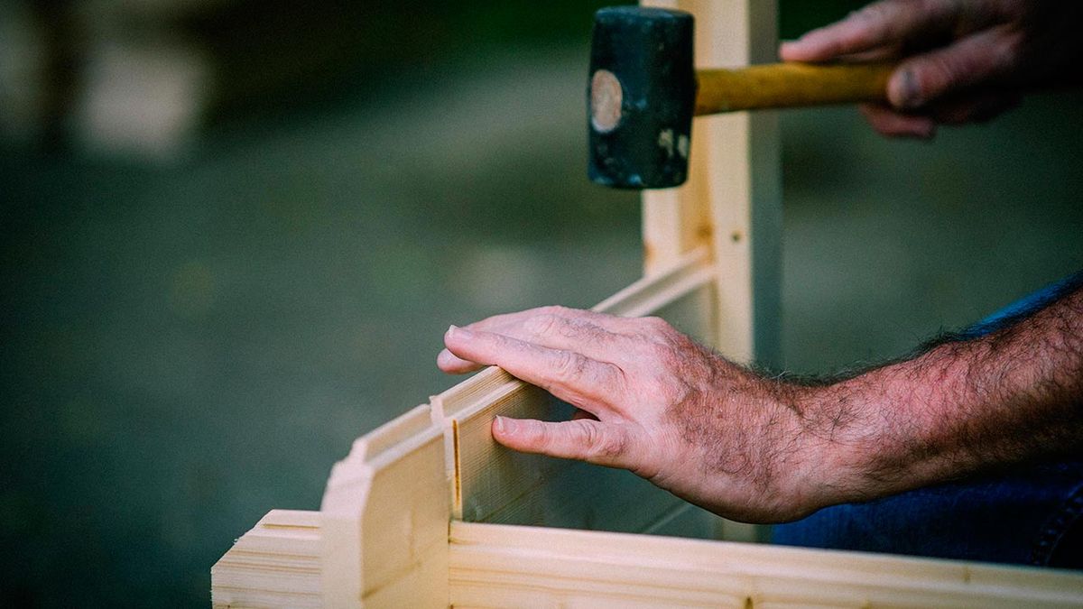 Cómo montar una caseta de madera para el jardín paso 1