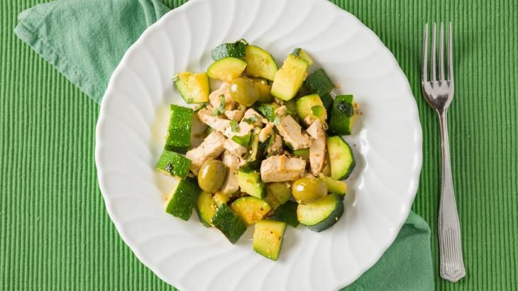 receta salteado de calabacin y tofu