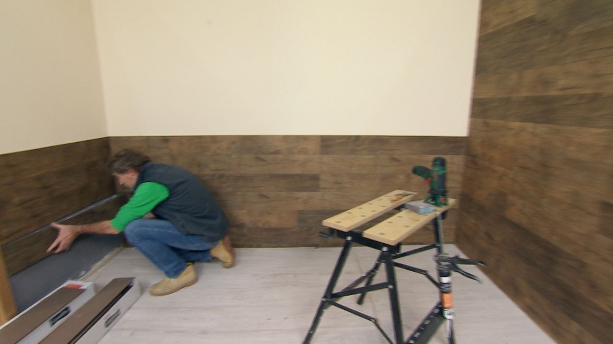 Revestimiento plástico de pared paso 10