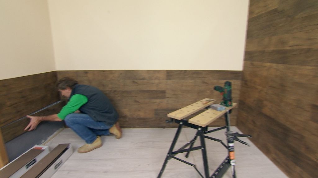 Revestimiento plástico de pared paso 10