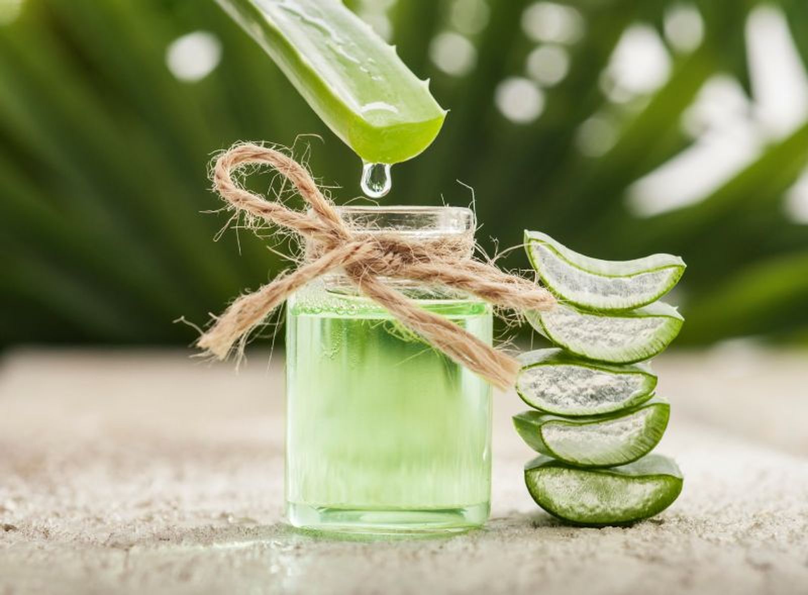Jugo natural de aloe vera