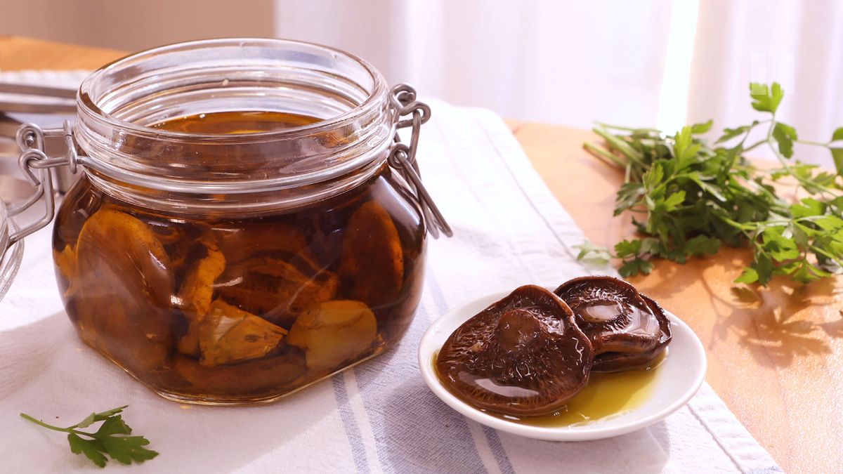 Receta níscalos confitados  paso 4