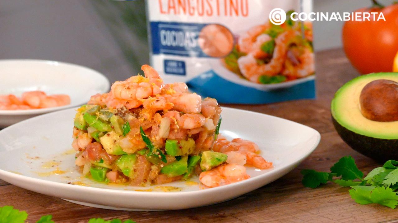CTIS0850 receta timbal de langostinos y aguacate paso 6 ca