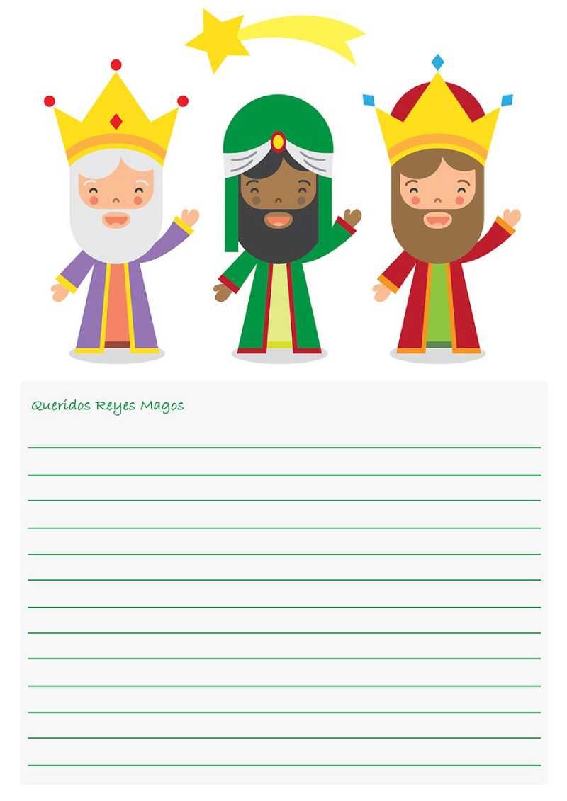 Carta a los Reyes Magos (modelo 7)