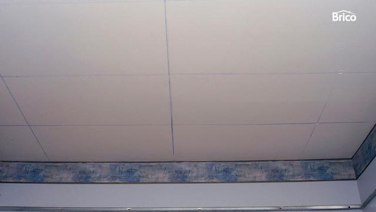 Techo de yeso laminado paso 5