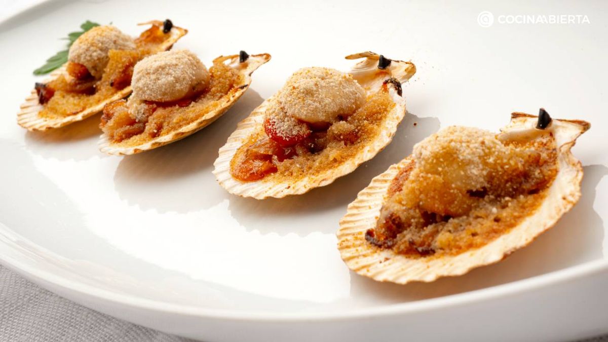 Receta de volandeiras al horno