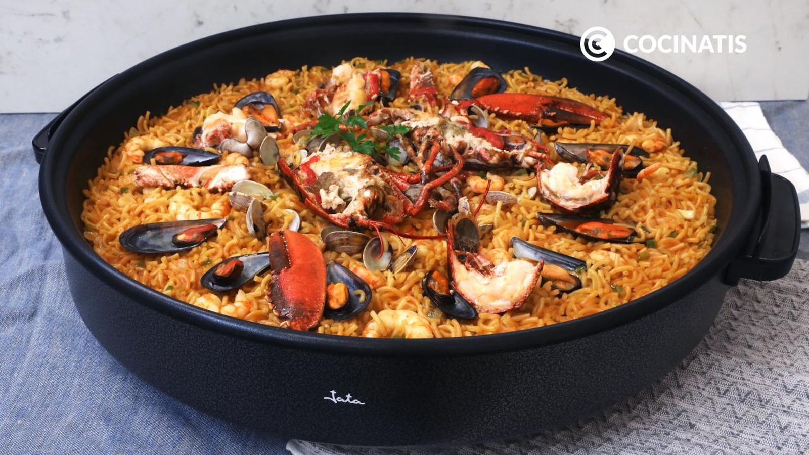 receta de fideua de marisco