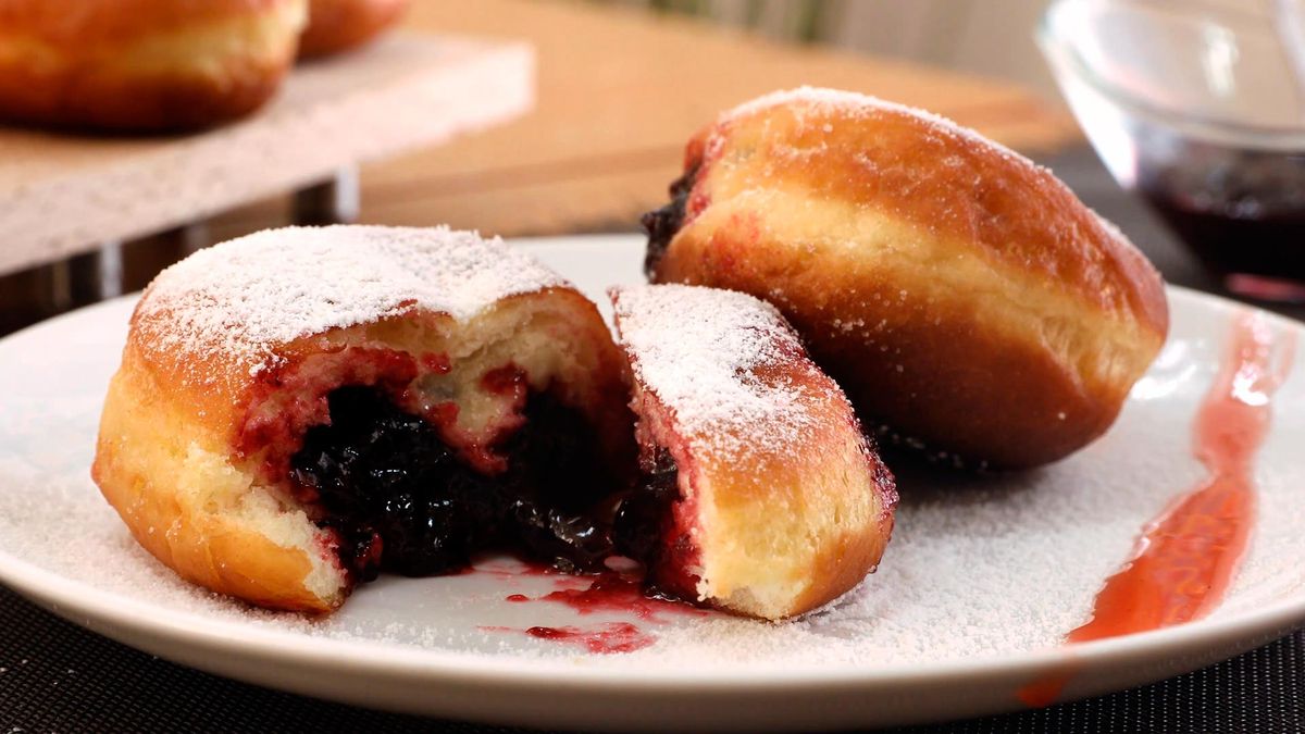 Receta de berlinas rellenas de mermelada   paso 8