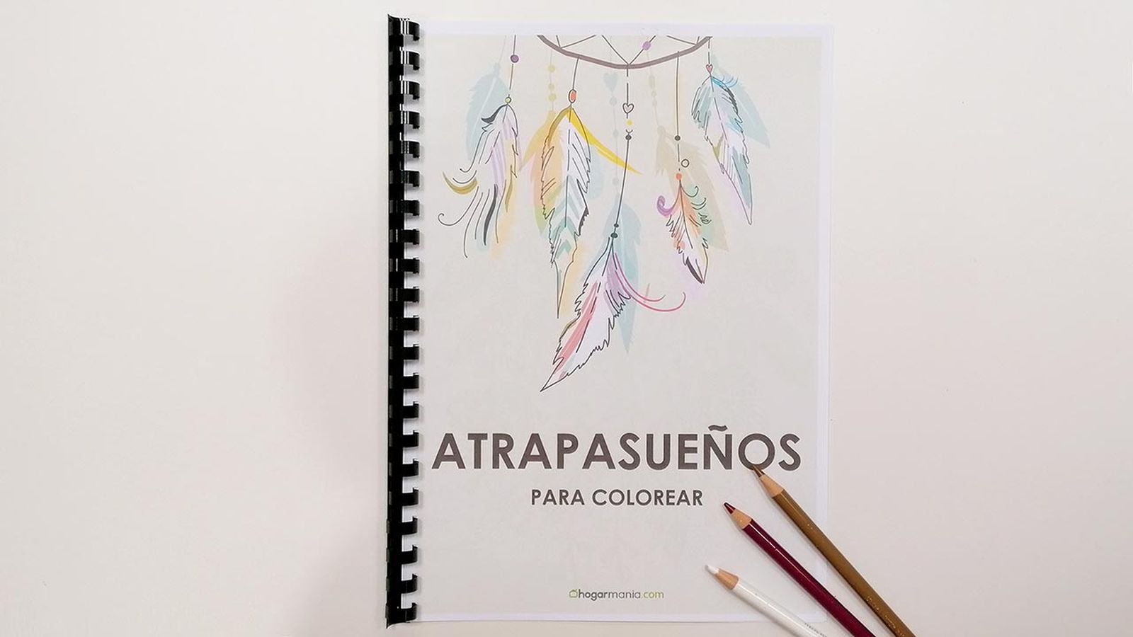 atrapasuenos colorear cuaderno