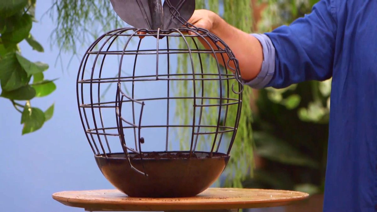 brico 932 3 cestos colgantes plantas poca tierra contenedor