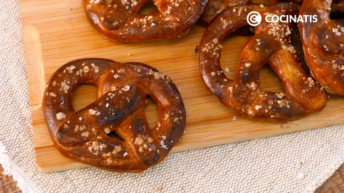 Receta de pretzel, el pan salado alemán