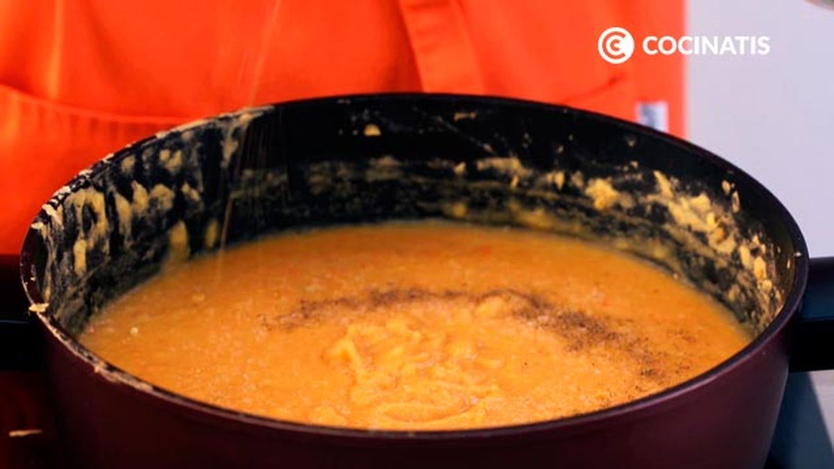 Receta de crema de lentejas rojas con verduras  paso 6