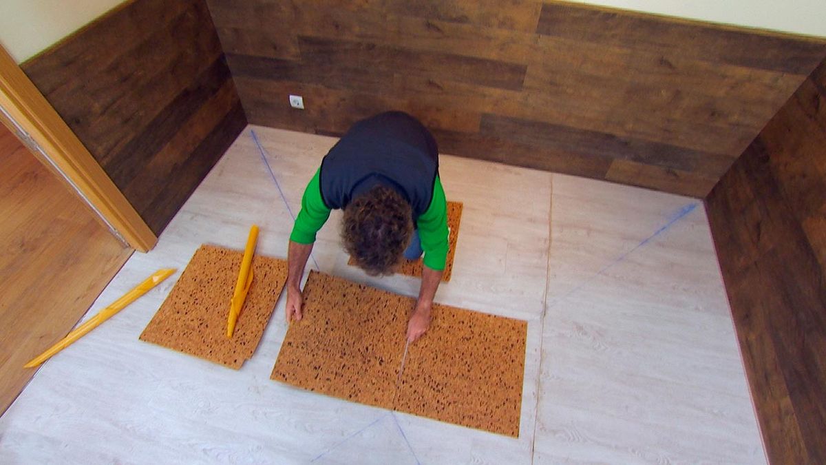 Pavimento de corcho paso 5