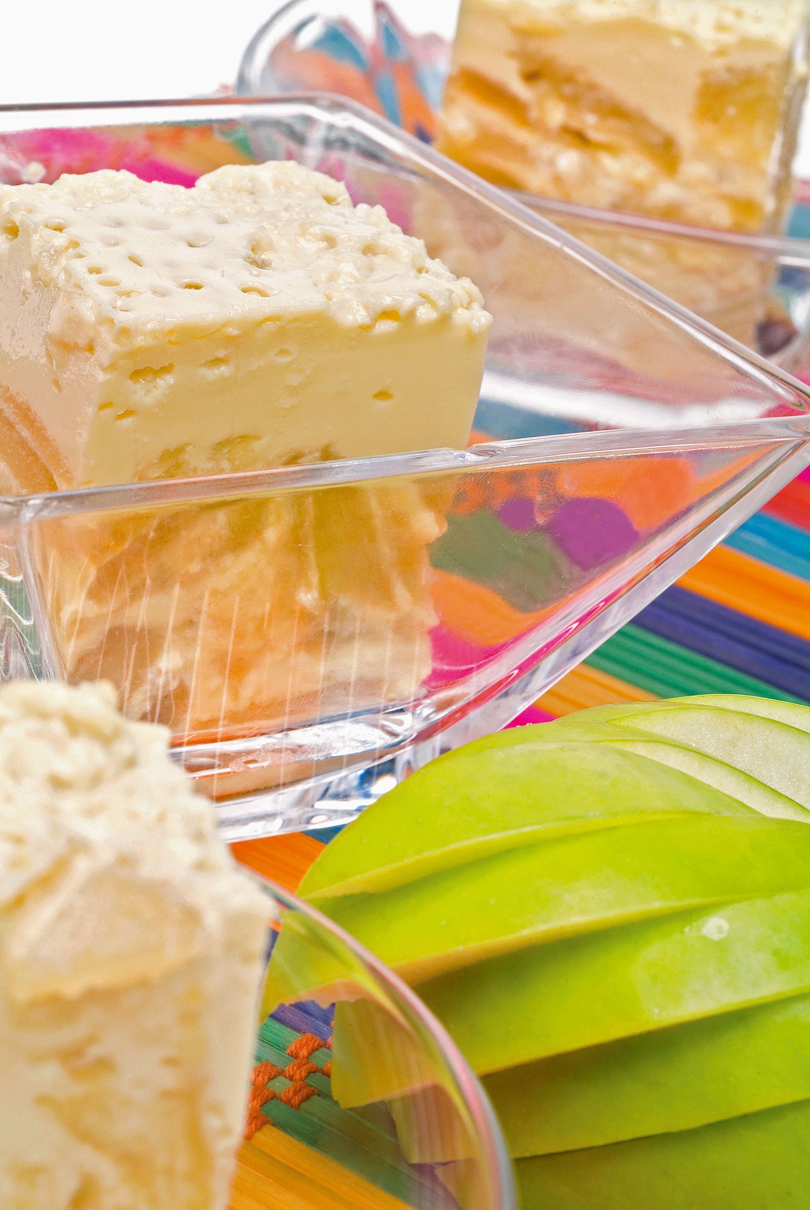 receta pudin manzana