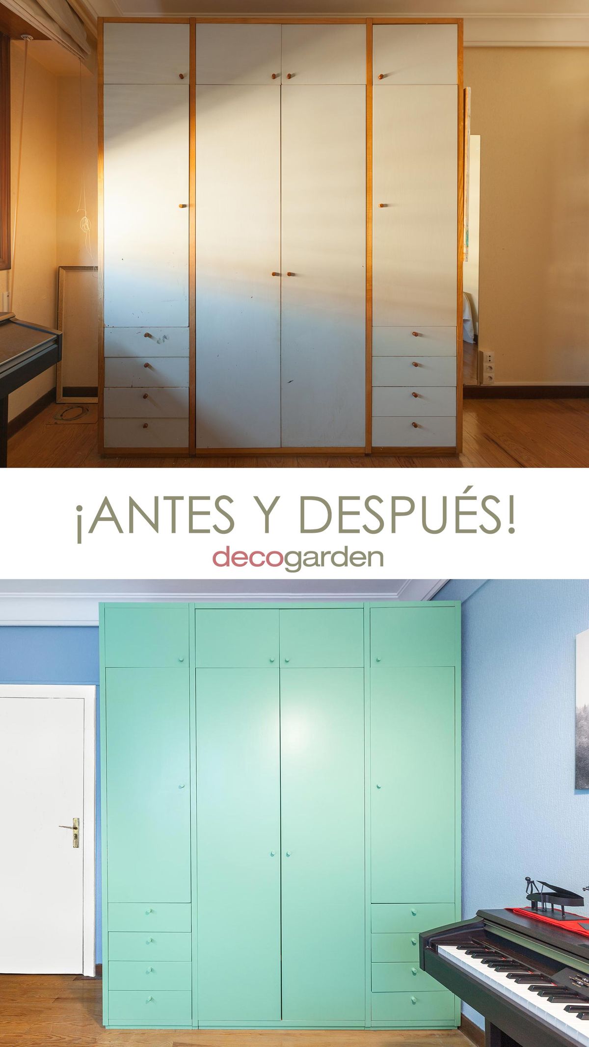 DEKO0705 pintar armario antes despues