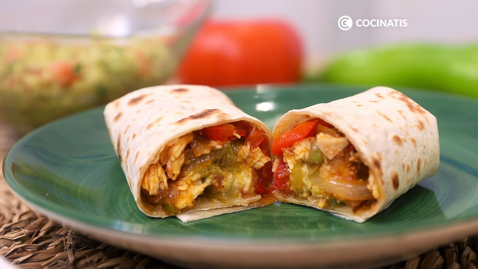 Burritos de pollo