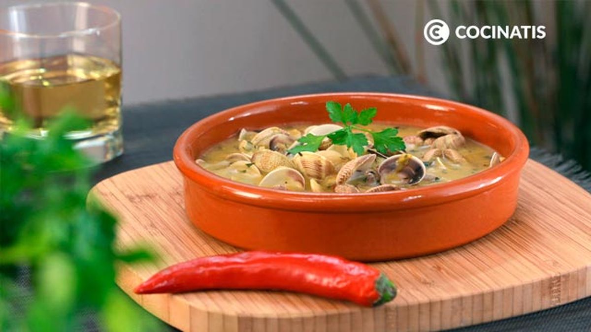 Receta de chirlas o almejas en salsa picante  paso 6