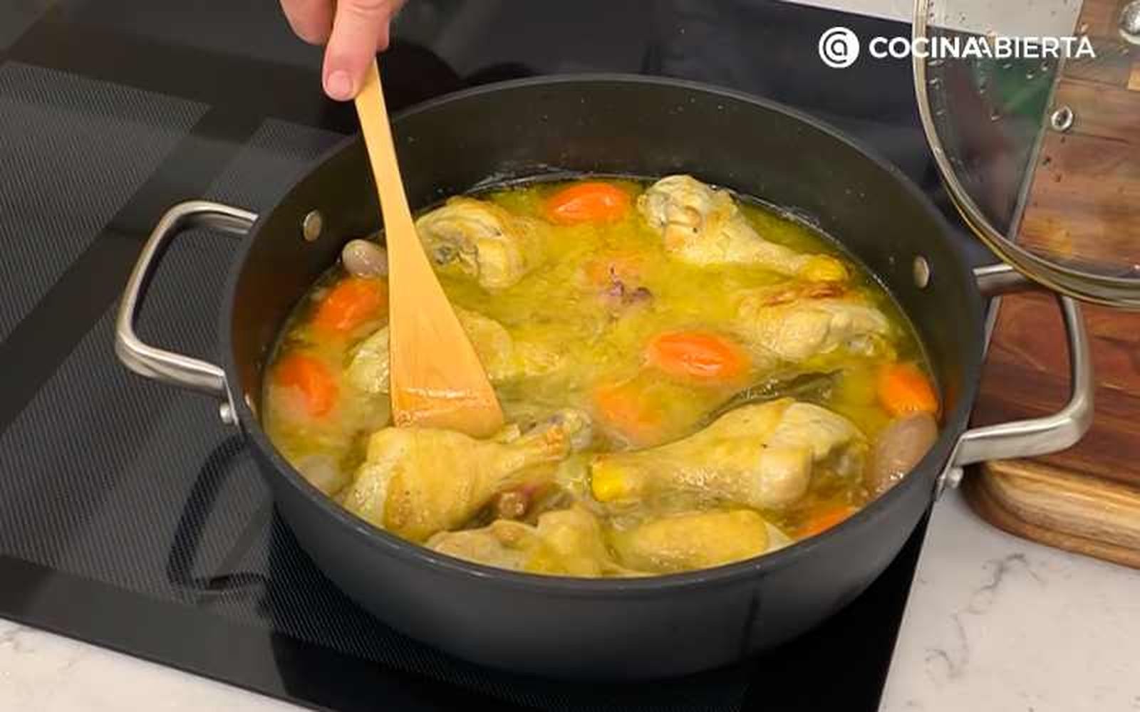 Cocina a fuego suave-medio