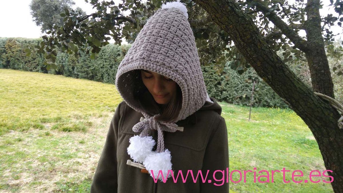 Trabajos de ganchillo para el invierno   Capucha