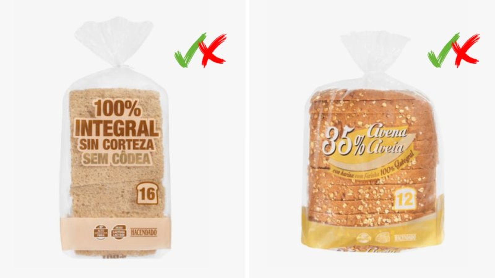 Pan de molde del Mercadona