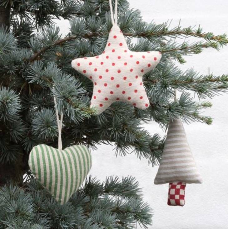 adornos tela navidenos pinterest Glamour