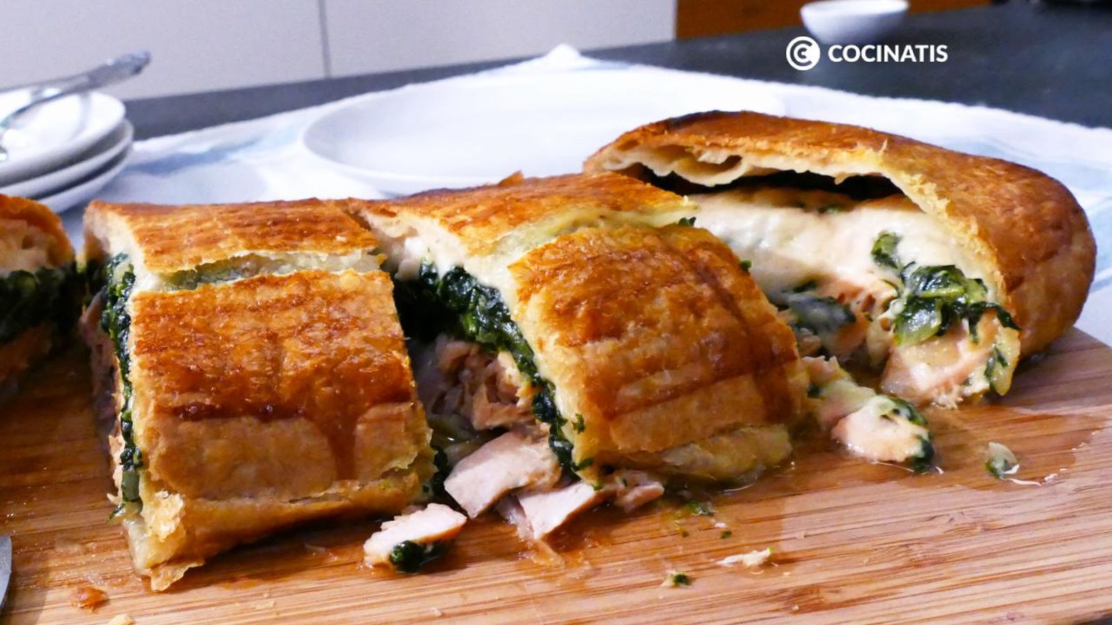 Receta con hojaldre para cenar