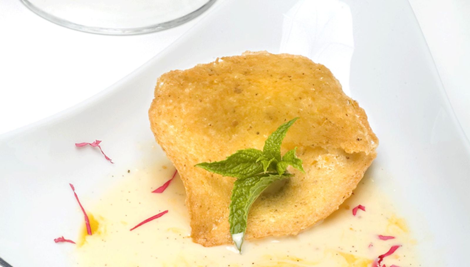 natilla fria con teja de avellanas y citricos xl