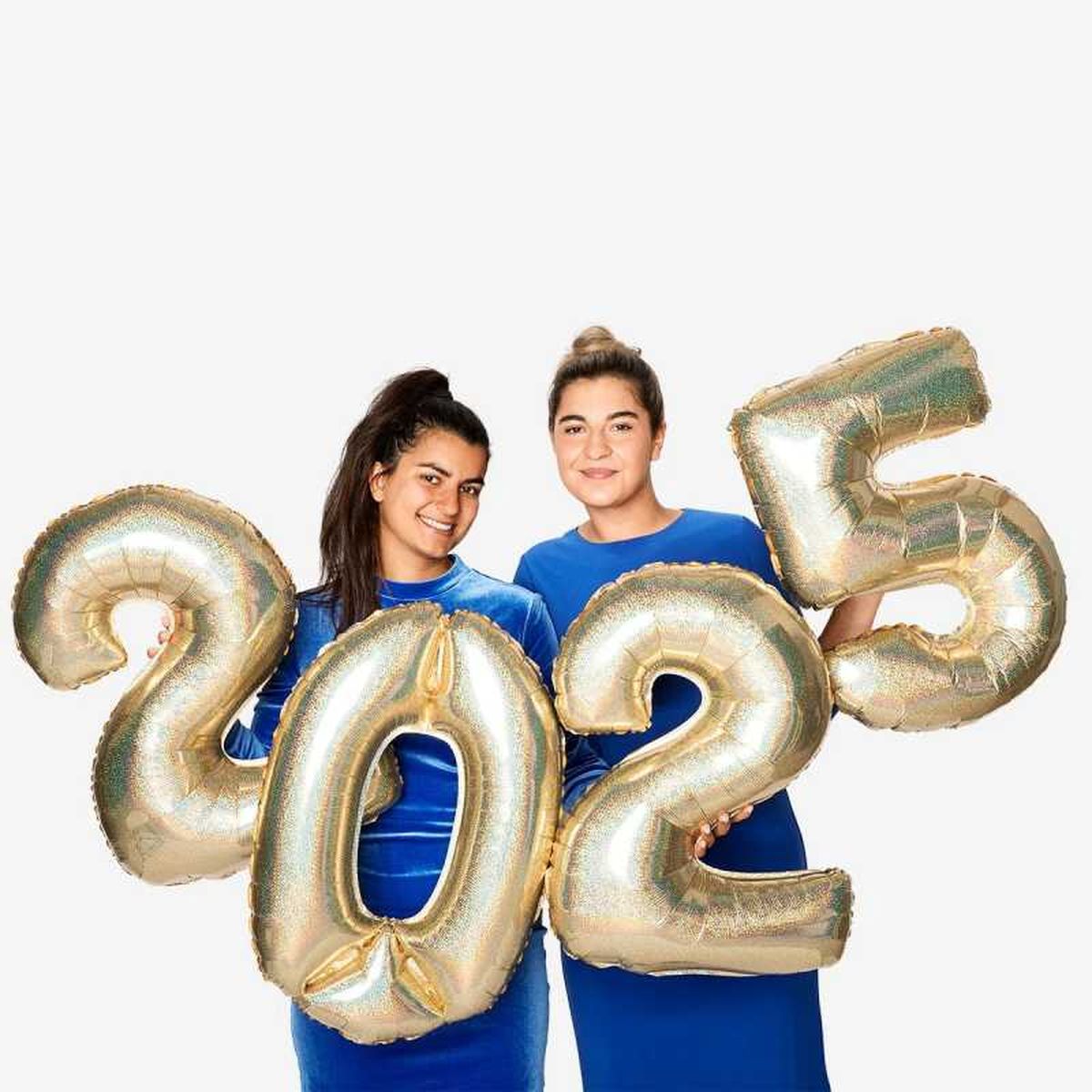 Guirnalda de globos 2025.