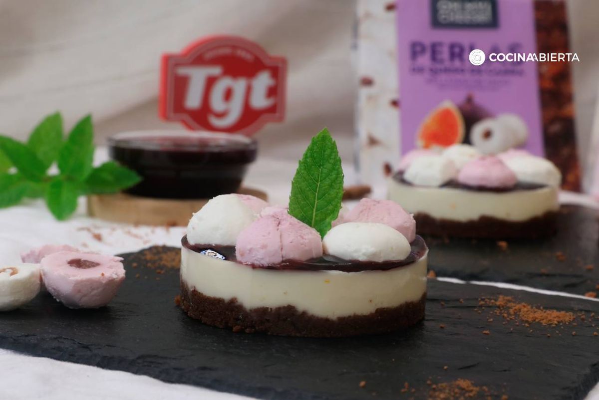 Receta de tarta de queso de cabra