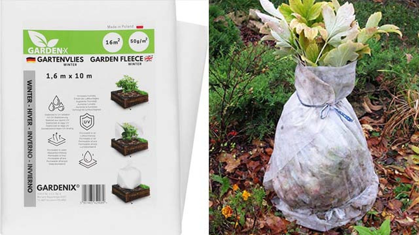 Malla antihelada GARDENIX® 16 m²