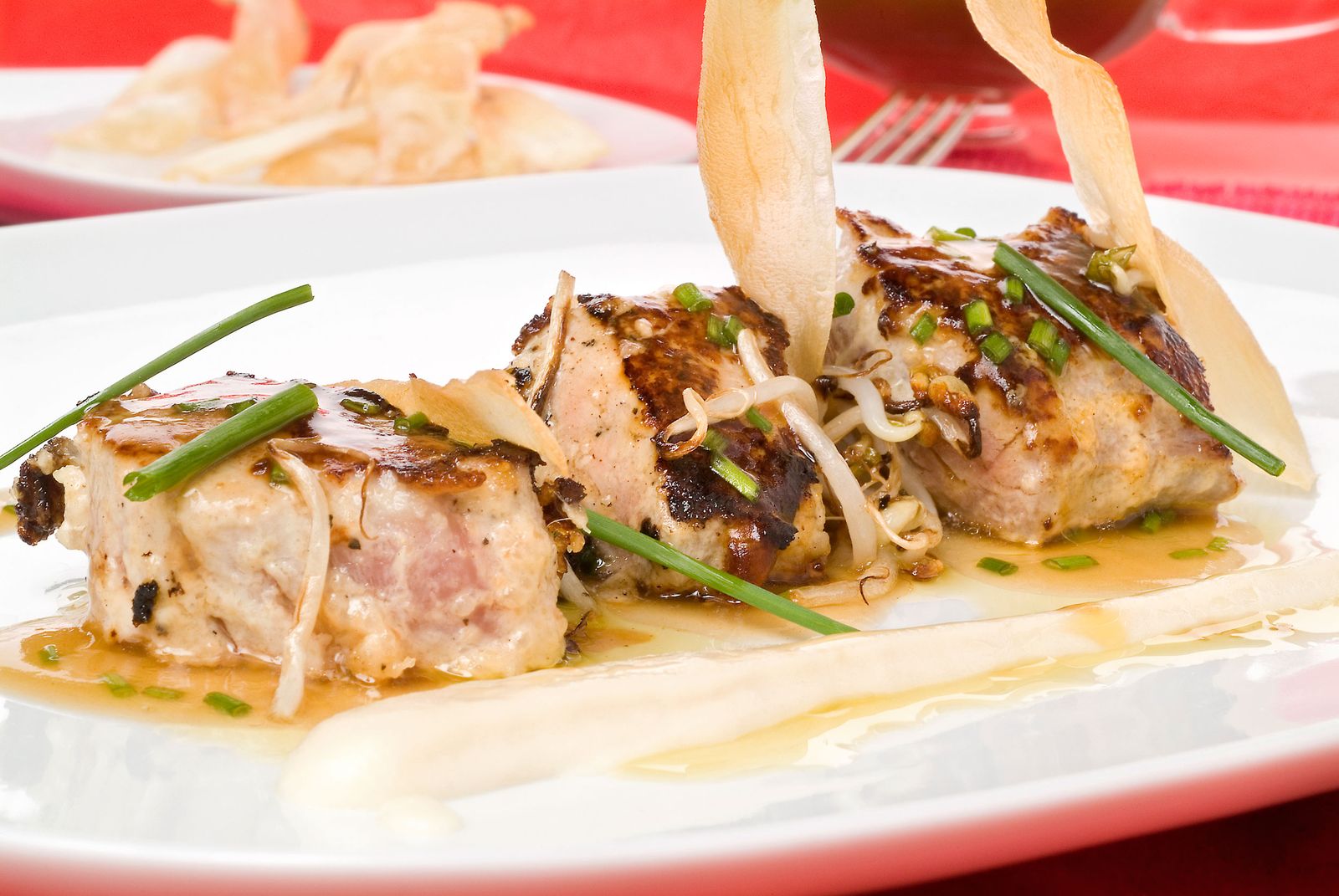 Solomillo de cerdo con toque oriental