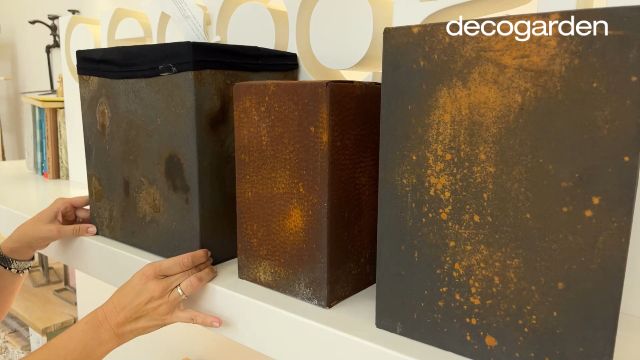 decorar caja carton industrial paso 5
