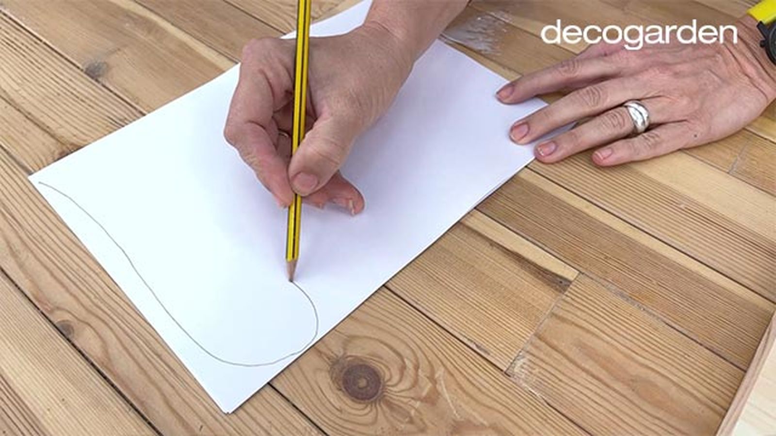 como hacer cuadro madera pared paso 1