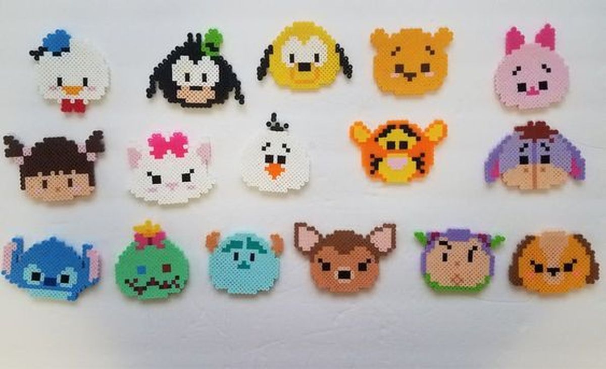 manualidades hama beads disney