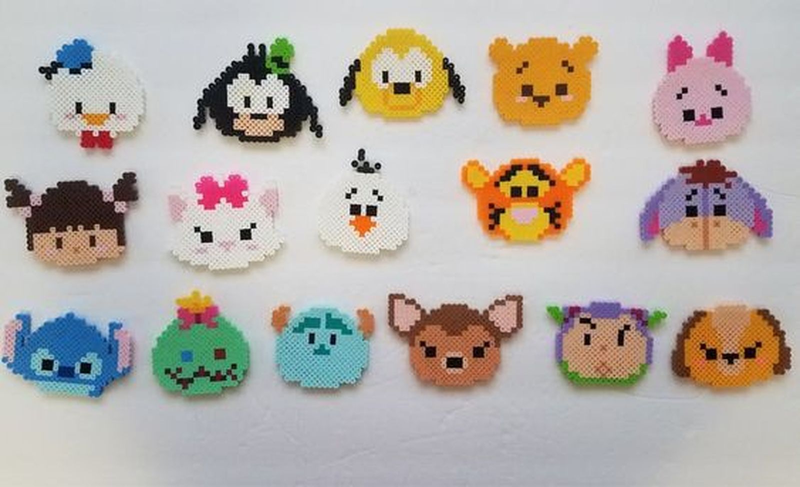 manualidades hama beads disney