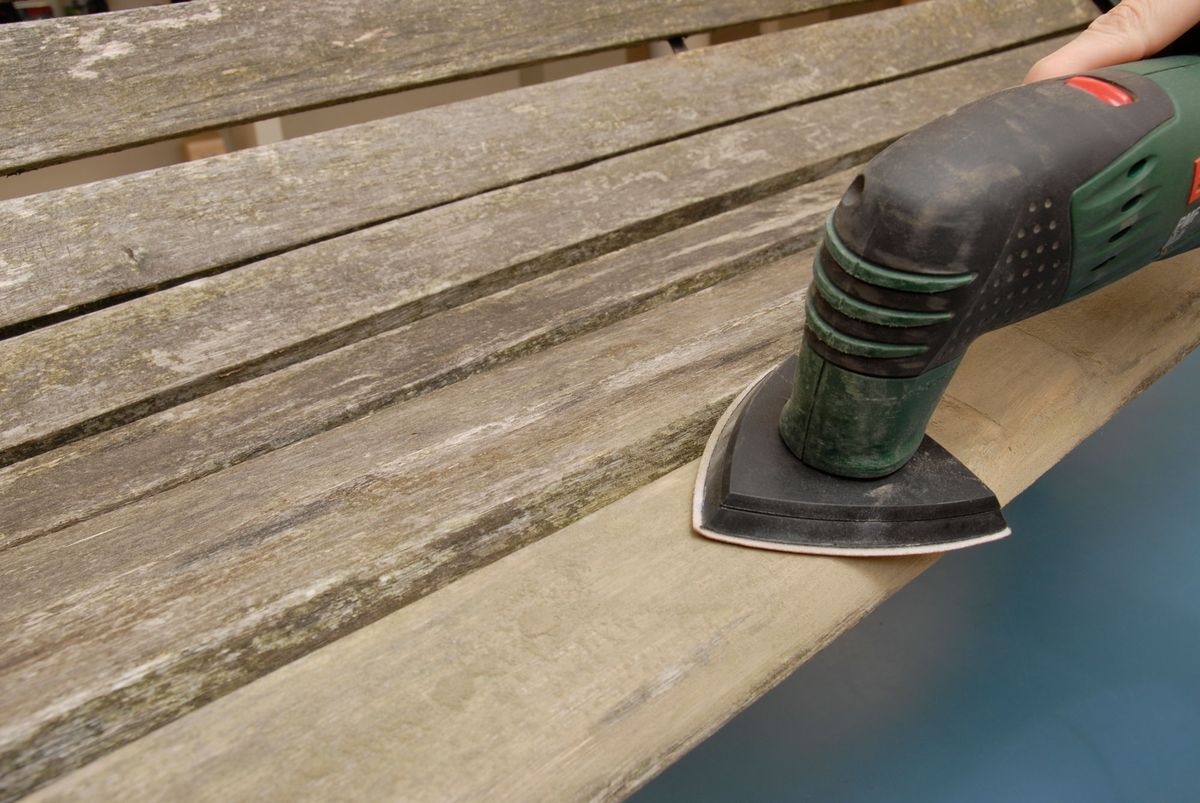 Restaurar banco y cubrejardineras paso 4