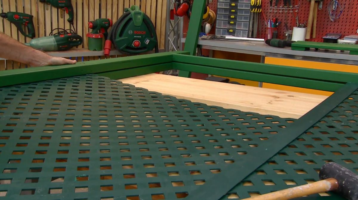 Cómo hacer una celosía móvil paso 8