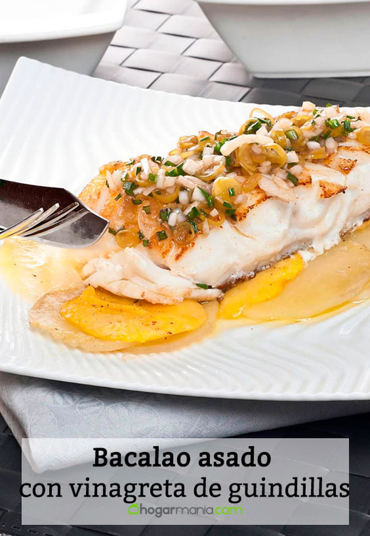 bacalao asado vinagreta guindillas pin