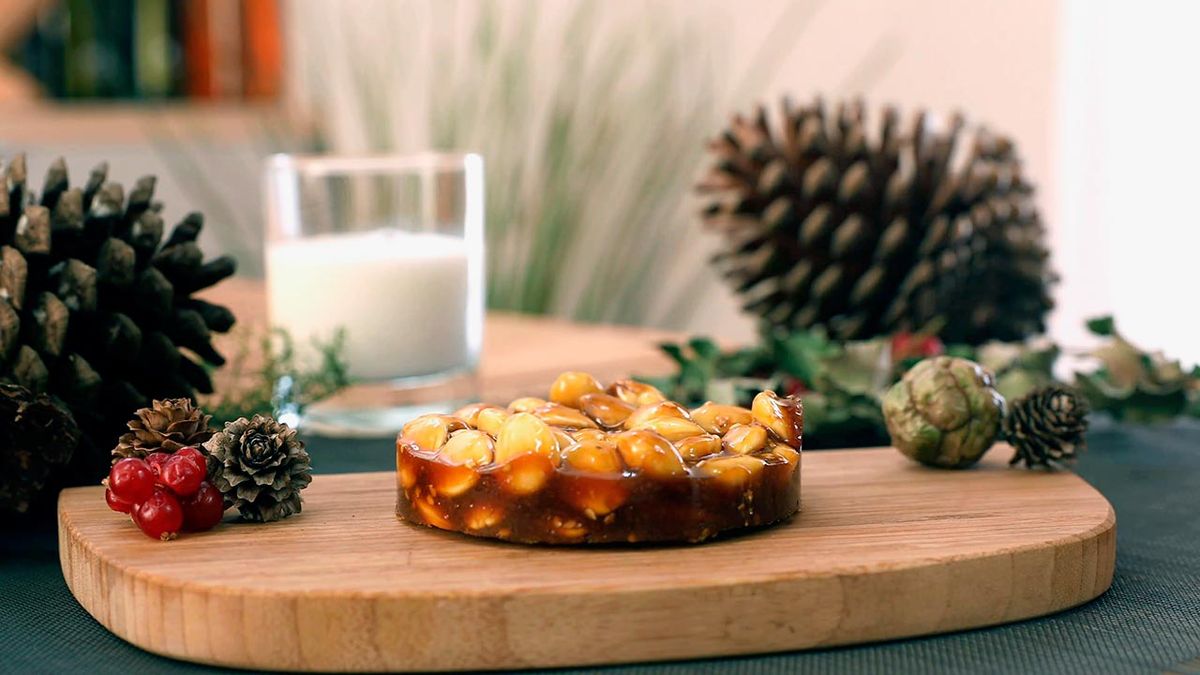 Receta de turrón de Guirlache  paso 6