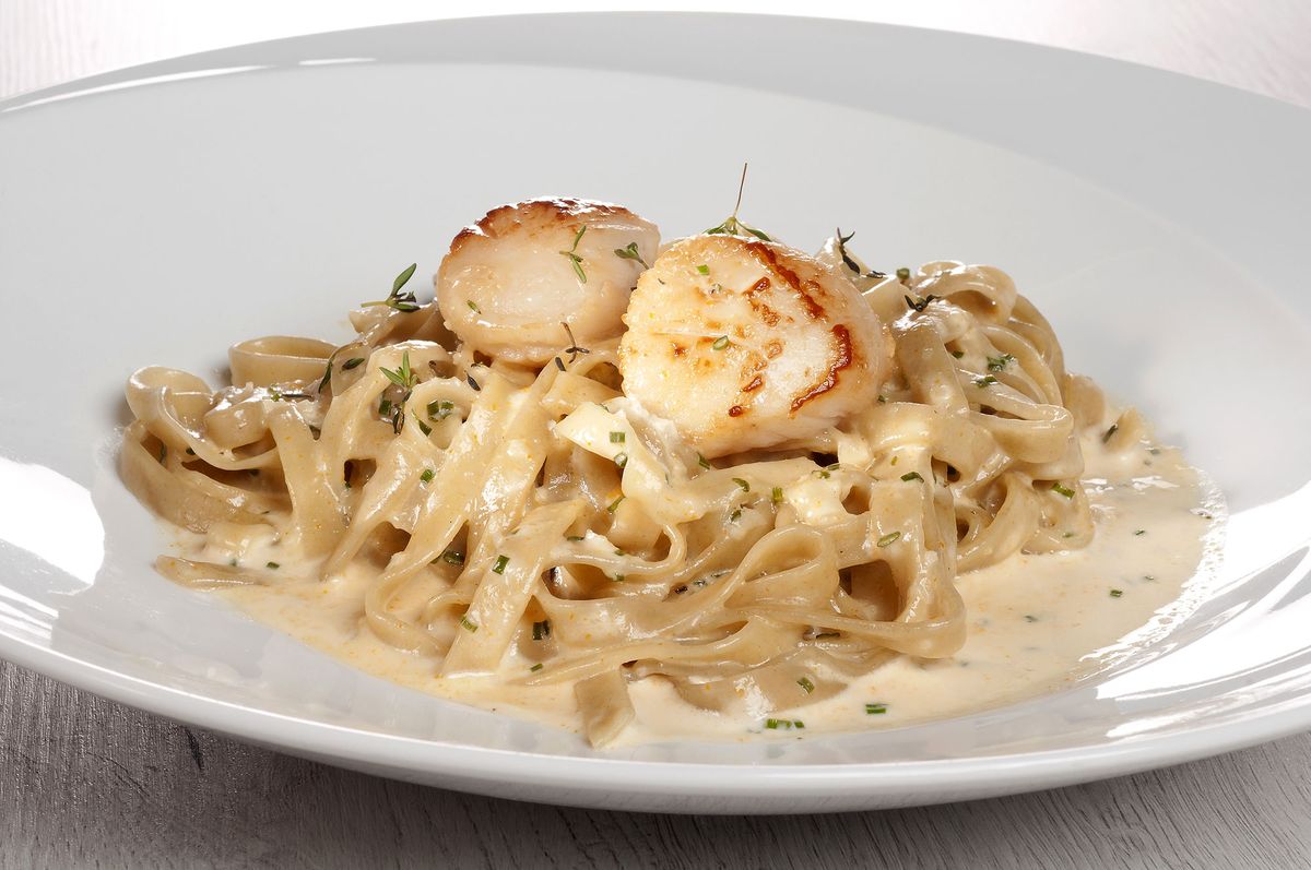 1878 Fetuccini con vieiras (1062) xl