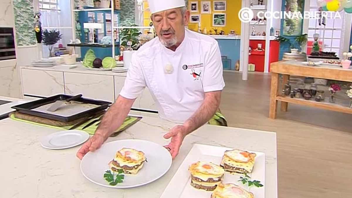 sandwich frances croque madame gratinado con huevo receta karlos arguinano karl67600321 paso6